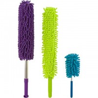 2019 More function microfiber duster with handle flexible duster