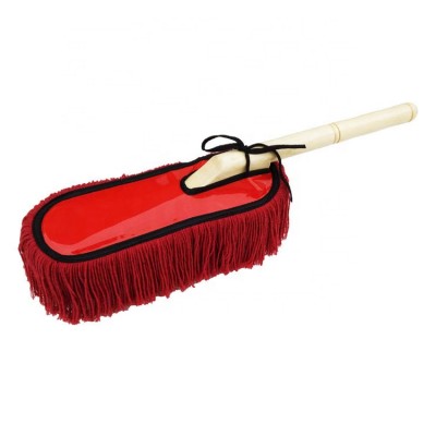 ESD Wax Car Duster With Wooden Handle