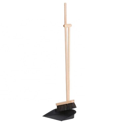 ESD Eco-Friendly Home Household Cleaning Floor Wooden Long Handles Broom and Dustpan Sets