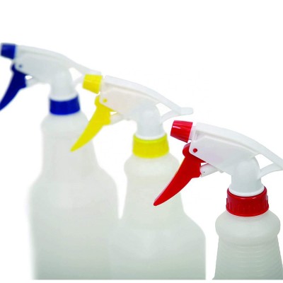 500ml 1000ml HDPE White Plastic spray bottle/PE cleaner spraying bottles