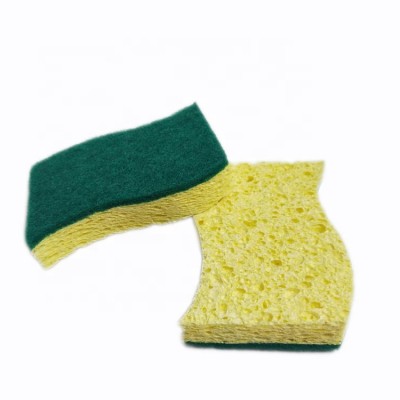 ESD Kitchen Cleaning Natural Wood Pulp Cellulose Scrubber Sponge