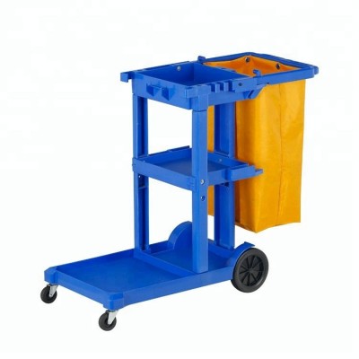 ESD Hospital Janitorial Cleaning Trolley Cart