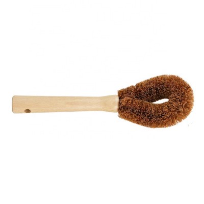 Wooden Palm Dish Cleaning Brush With Handle