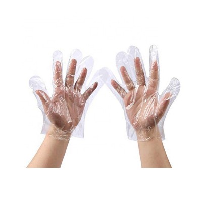 Disposable Food PE Gloves Kitchen Gloves Cleaning Gloves 100PCS